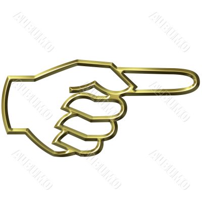 Hand pointing right