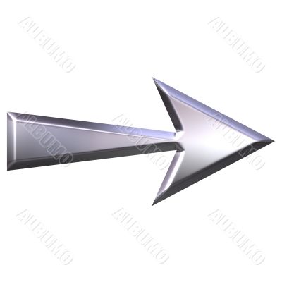 3D Silver Arrow