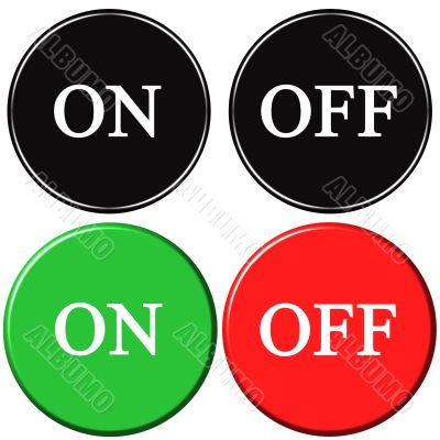 On Off Buttons