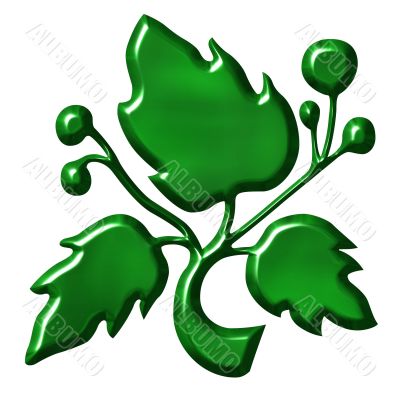 3D Leaf Ornament