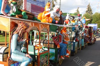 Merry small locomotives