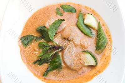 Thai Style Red Curry Chicken