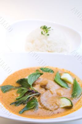 Thai Style Red Curry Chicken