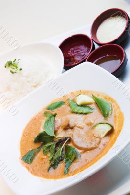 Thai Style Red Curry Chicken