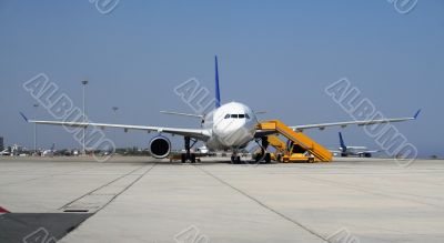 Airplane on ground