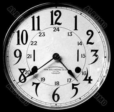 Old twenty four hour clock