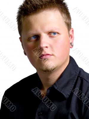 Young Adult Male Portrait Isolated