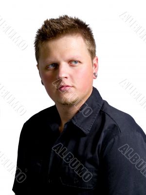 Young Adult Male Portrait Isolated