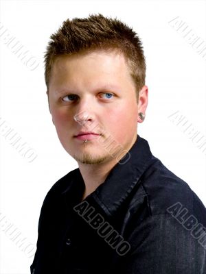Young Adult Male Portrait Isolated