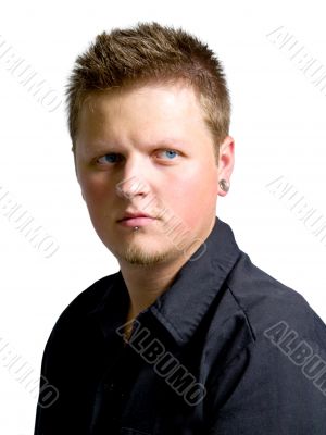 Young Adult Male Portrait Isolated