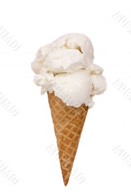 Vanilla Ice Cream Cone