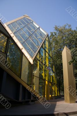 The glass of a new city