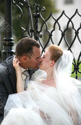 Newly-married couple