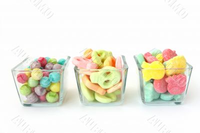 three bowls of sweets three bowls of sweets