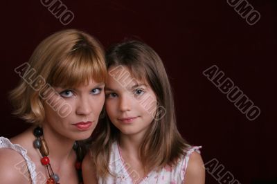 mother and daughter
