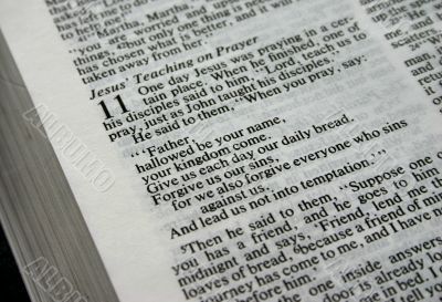 father, hallowed be your name...