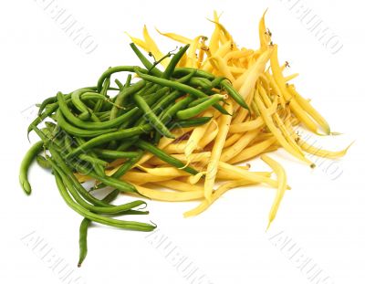 green and yellow beans