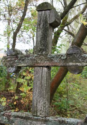 Cross on the cemetery