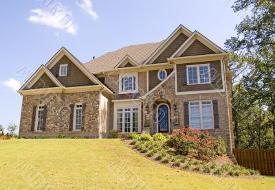 Nice House on Landscaped Hill Nice House on Landscaped Hill