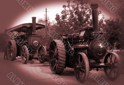 vintage steam traction