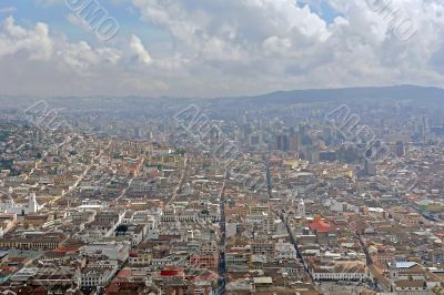view on quito city view on quito city
