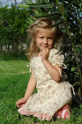 the child on grass the child on grass