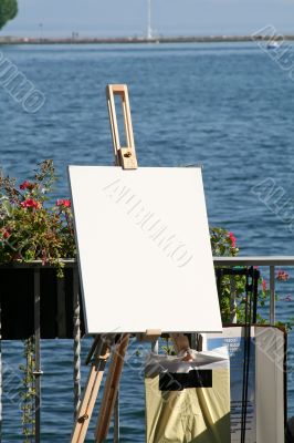 Lakeside easel