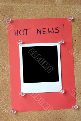 blank photo frame
