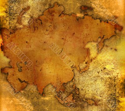 aged asia map-vintage artwork