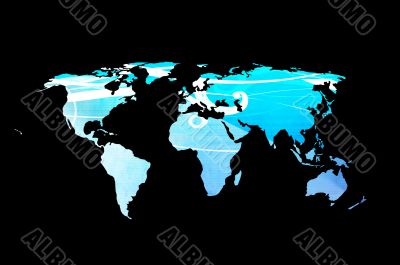 world map