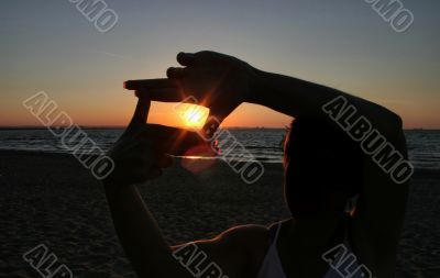 sunset capture
