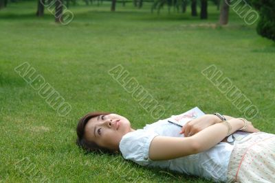 Asian Young Woman Asian Young Woman