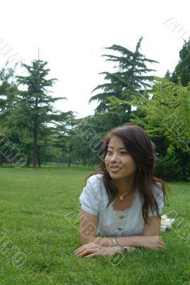 Asian Young Woman Asian Young Woman