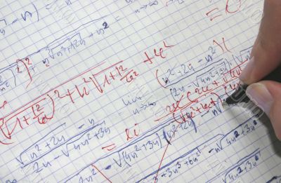 correcting maths
