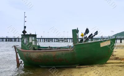 old fishing boat