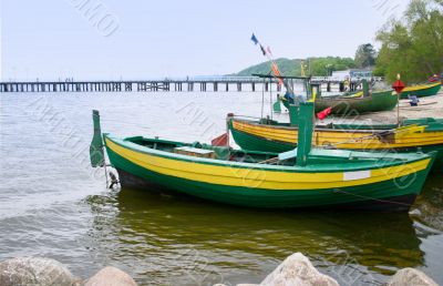 old fishing boats
