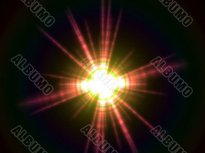 radiating star