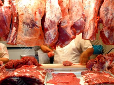 Butcher Display Window