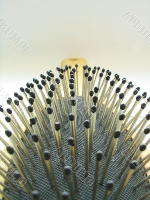 beauty accessories - hairbrush close-up