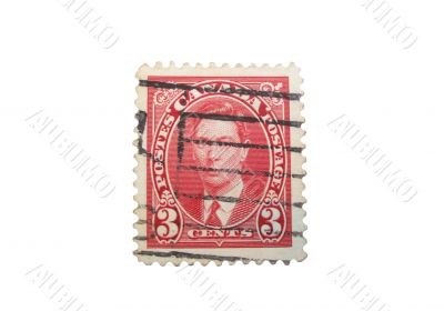 canadian stamp isolated #2