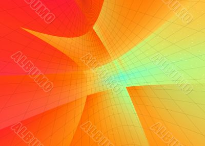 Abstraction background with nets