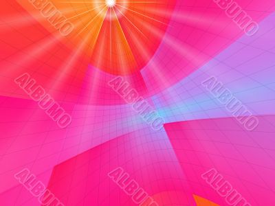 Abstraction background with nets