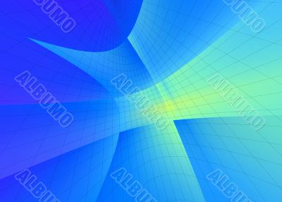 Abstraction background with nets