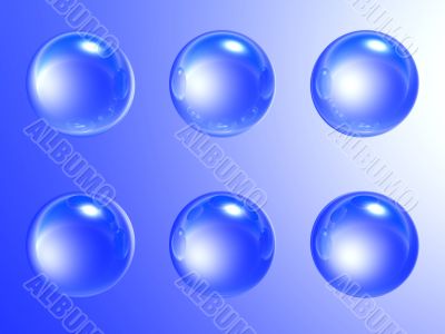blue soap-bubbles