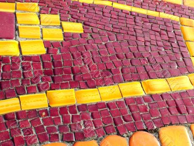Mosaic on the pavement