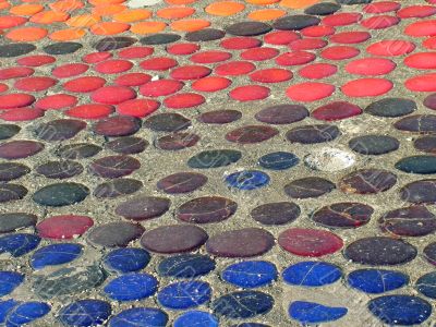 Mosaic on the pavement