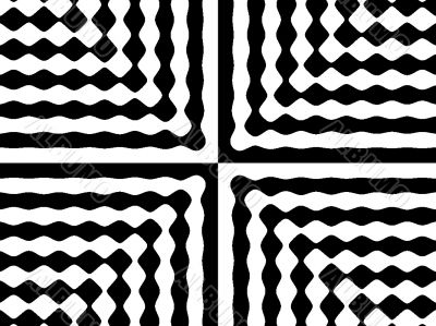 Simple black and white lined pattern