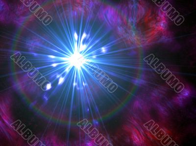 star nebula and spectral bow