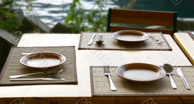 tableware served for mealtime
