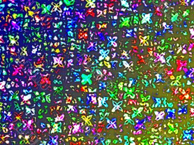 rainbow butterfly petals